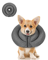 MIDOG soft inflatable donut cone gray closeup showing gentle recovery edge