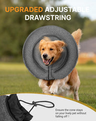 MIDOG donut cone gray non-stick fabric attracts less pet hair