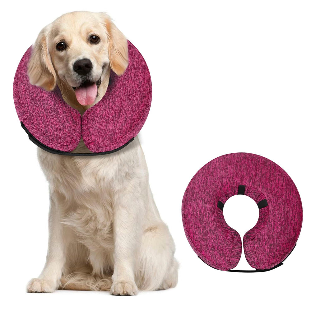 MIDOG inflatable donut cone rose front view ensures gentle protection during recovery