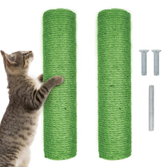 MiDube replacement scratching post green 300x70 with screws for easy install