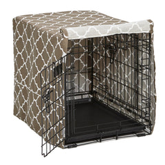 MidWest Homes for Pets crate cover with teflon protection resists stains.