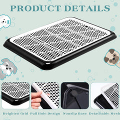 Mifoci dog potty tray full size 19.7x14.2x1.2 inches offers roomy space
