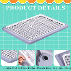 Mifoci portable pee pad holder features bottom tray for easy transport.