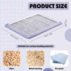 Mifoci potty tray non-slip bottom helps prevent spills during use