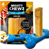 Mighty Chewz Yak Chew Holder Pack four-piece set secures chews for safe daily chewing
