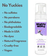 Mighty Mutt spring meadow scent deodorizing action for fresh, long-lasting coat
