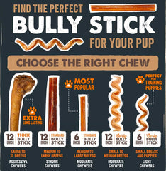 Mighty Paw grass-fed beef bully stick reveals natural color and premium quality