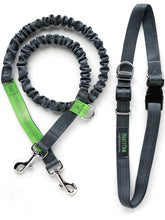 Mighty Paw hands free leash waist belt gray for comfortable hands-free walking.