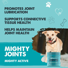 Mighty Paw Waggables bacon flavored chews showing tasty texture and palatability