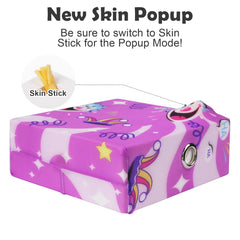 Migipaws Cardboard play box with holes to foster pawing curiosity.