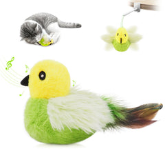 Migipaws ground-play flappy-bird image shows interactive indoor toy for curious cats.