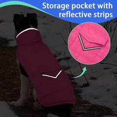 MIGOHI back leash hole design allows leash access without removing coat.