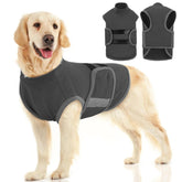 MIGOHI breathable-dog-vest worn on a calm dog provides steady calming support