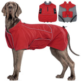 Migohi dog-winter-jacket-waterproof front view keeps large dogs dry in rain