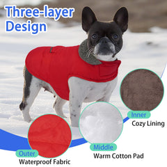 MIGOHI dog coat with reflective back trim increases nighttime visibility for safer strolls.