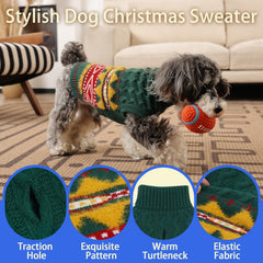 MIGOHI Warm Dachshund Sweater fair isle pattern adds festive charm and everyday style