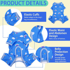 MIGOHI XS dog pjs belly protection design keeps fur clean.