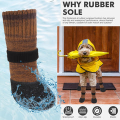 Mihachi socks feature removable strap for adjustable, secure fit.