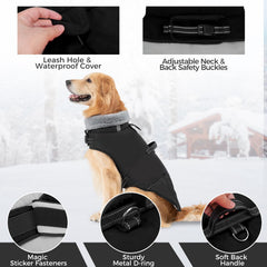 Mihachi dog coat back view highlighting streamlined silhouette and full coverage
