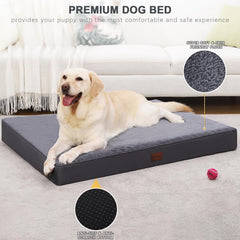 MIHIKK dog bed anti-slip bottom keeps bed in place