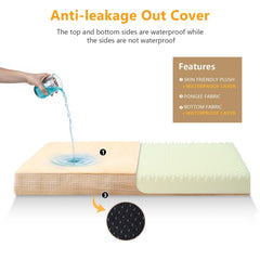 MIHIKK dog bed with waterproof cover and durable zipper for easy cleaning