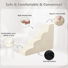 MIHIKK multi-size dog stairs available in 3, 4, and 5 steps