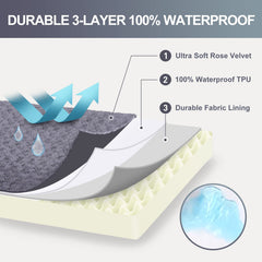 MIHIKK ultra-soft rose velvet surface feels gentle on noses and paws