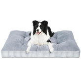 MIHIKK large dog bed top view highlights plush surface for cozy comfort