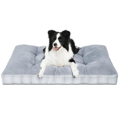 MIHIKK large dog bed top view highlights plush surface for cozy comfort