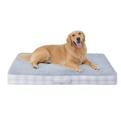 MIHIKK washable orthopedic dog bed in gray shows large dog suitability and sturdy build
