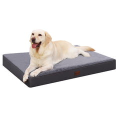 MIHIKK waterproof dog bed front view with durable cover for crate protection