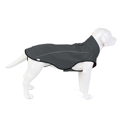 Mile High Life dog raincoat close-up of waterproof fabric for weather protection