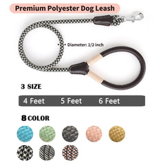 Mile High Life four-foot length leash suitable for training and everyday use