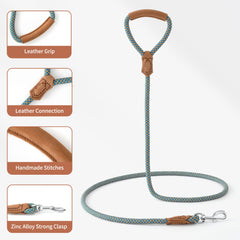 Mile High Life leather-handle close-up highlighting premium grip and odor-free feel