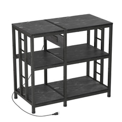 MILEFA reinforced 40-50 gallon aquarium stand top view highlights sturdy frame for large tanks.