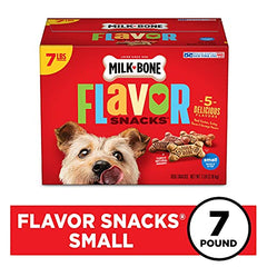 Milk-Bone Flavor Snacks small dog turkey biscuits for daily rewards