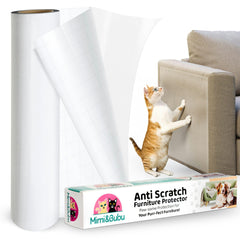 Mimi&Bubu anti scratch protector roll coverage for large sofas, easy edge-to-edge protection.