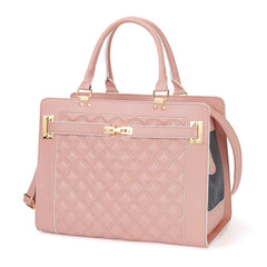 Minsong fashion pet carrier front view, sturdy design with secure interior for small pets.