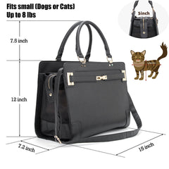 Minsong fashion pet carrier side mesh enables airflow and outside visibility