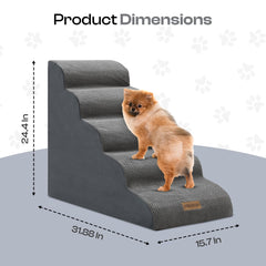 Miorun stairs cover non-slip close-up demonstrates paw grip for confident climbing.