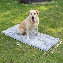 Mitid dog bed mat is machine washable for easy care.