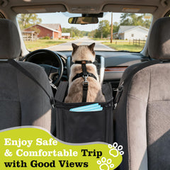 Mity Rain 3-in-1 cat car seat dual-stability-buckle for a secure ride.