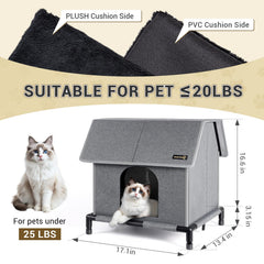 MIU COLOR cat house double-sided cushion for seasonal comfort