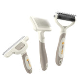 MIU PET 3in1 deshedding grooming kit gift box—compact all-in-one tool for home grooming