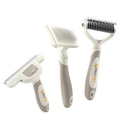 MIU PET 3in1 deshedding grooming kit gift box—compact all-in-one tool for home grooming