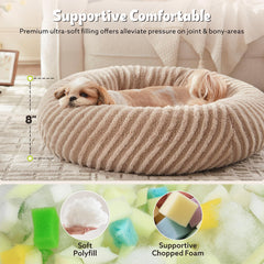 MIXJOY dog bed with removable cover shown for easy cleaning.