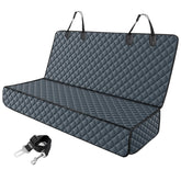 MIXJOY dog car cover back seat full shot shows all-around protection during family road trips