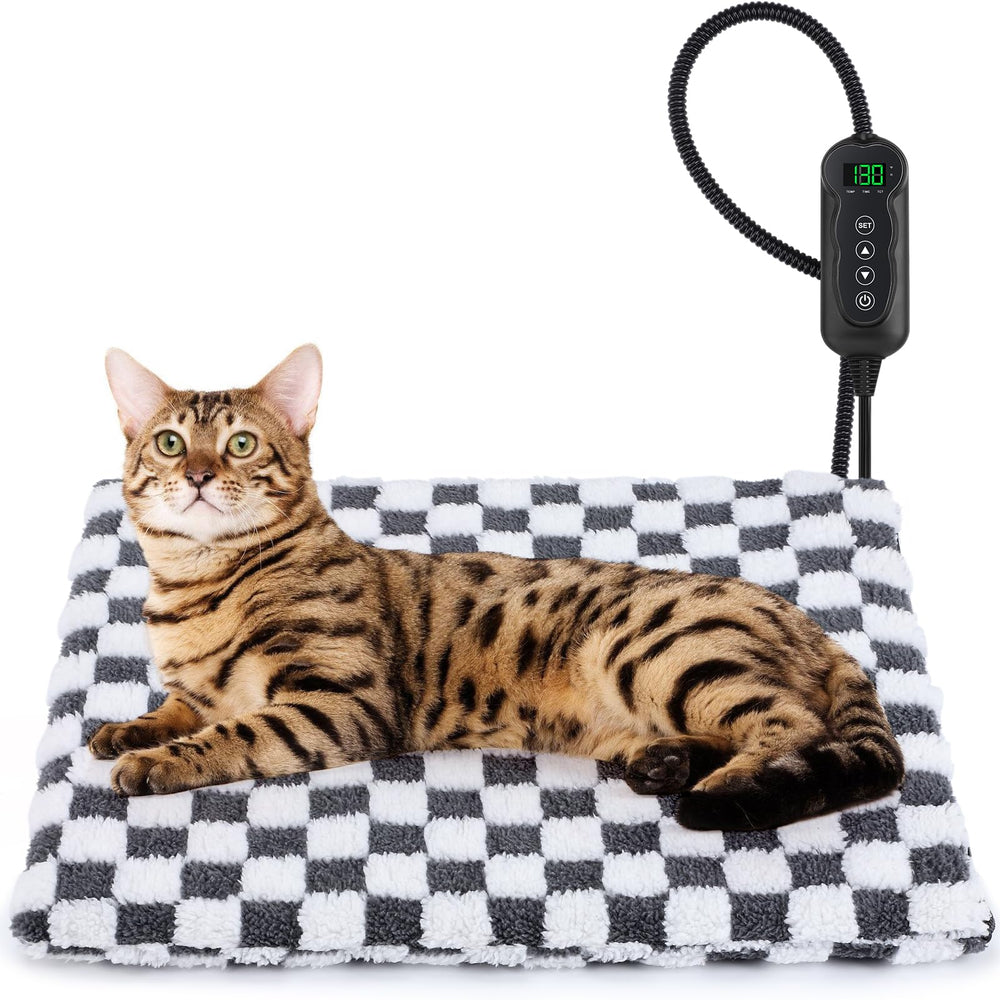 MixJOY heated cat bed front view showing cozy warmth for pets