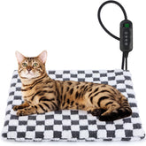 MixJOY heated cat bed front view showing cozy warmth for pets
