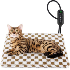 MIXJOY heated cat bed side view showing cozy warmth for naps